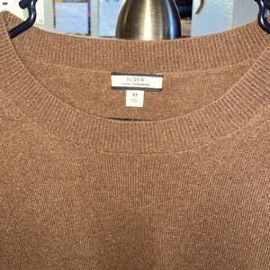 Gorgeous warm brown JCREW 100% cashmere sweater
